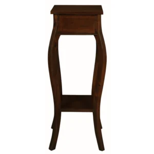 queen ann 1 drawer cabriol leg plant stand